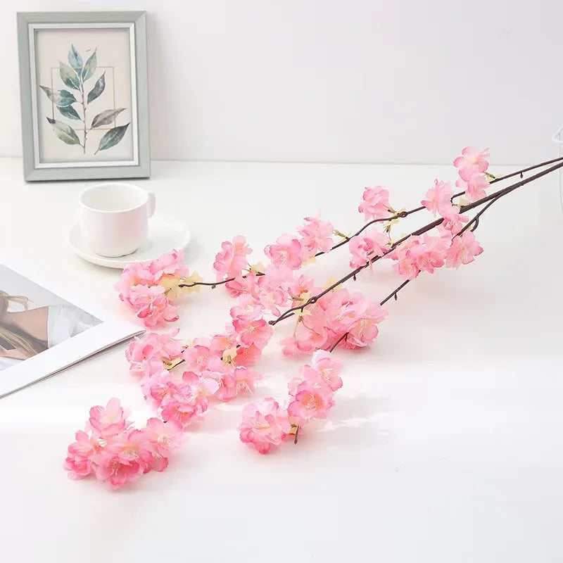 LED Tree Light Simulation Cherry Blossom Atmosphere Decoration Desk Lamp Bedroom Lighting Night Light Home Office Desktop