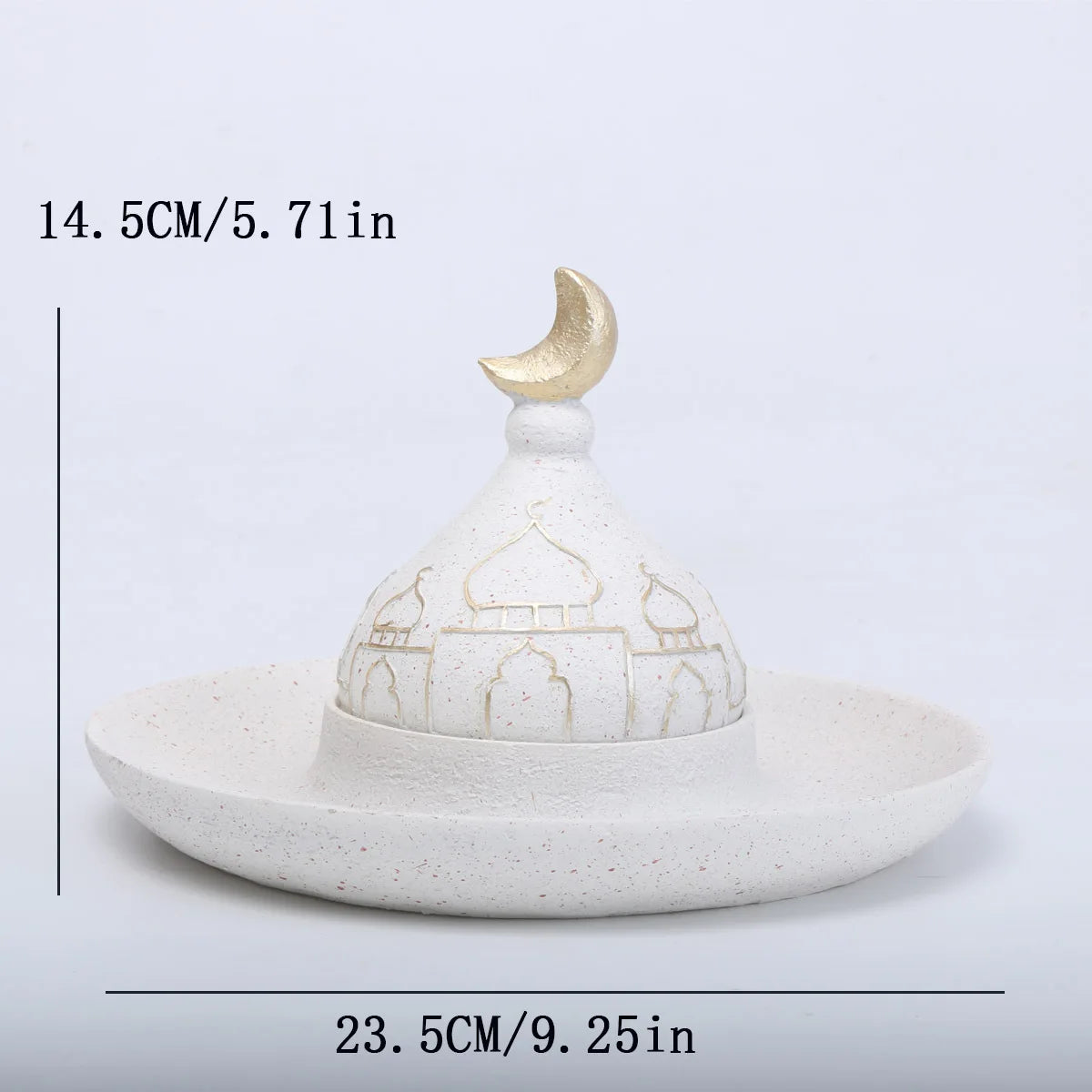 Ramadan Ornaments Resin Material Mosque Islamic Castle Statue Family Tabletop Atmosphere Decoration Architectural Style Gift