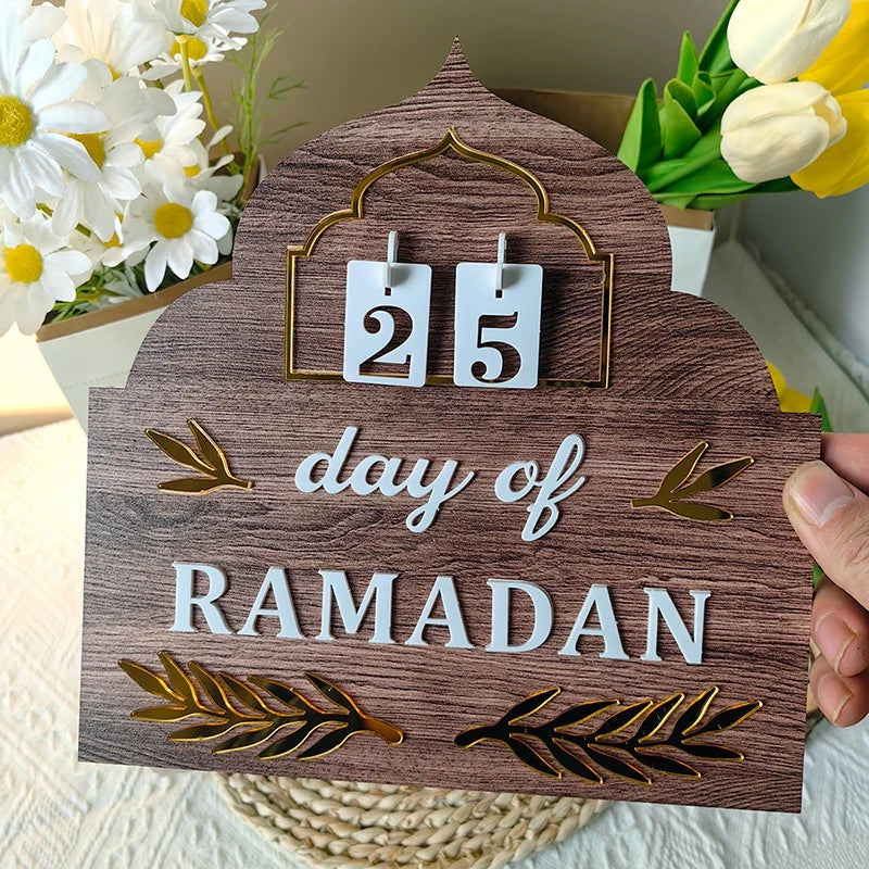 Eid Advent Calendars Ramadan Countdown Calendar 2026 Muslim Islamic Festive Decor Eid al-Fitr Decorations Eid Mubarak Gifts