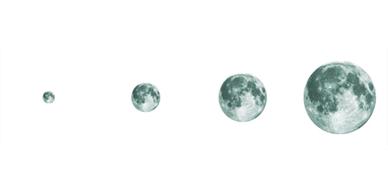 Luminous Moon Stickers Star Sky Fluorescent Wall Decals Glow in the Dark Kids Bedroom Living Room Bathroom for Home Decorations