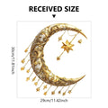 1Pcs Eid Mubarak Wall Stickers Ramadan Kareem Moon Star Lantern Window Decal Decorations for Home Muslim Islamic Wall Sticker