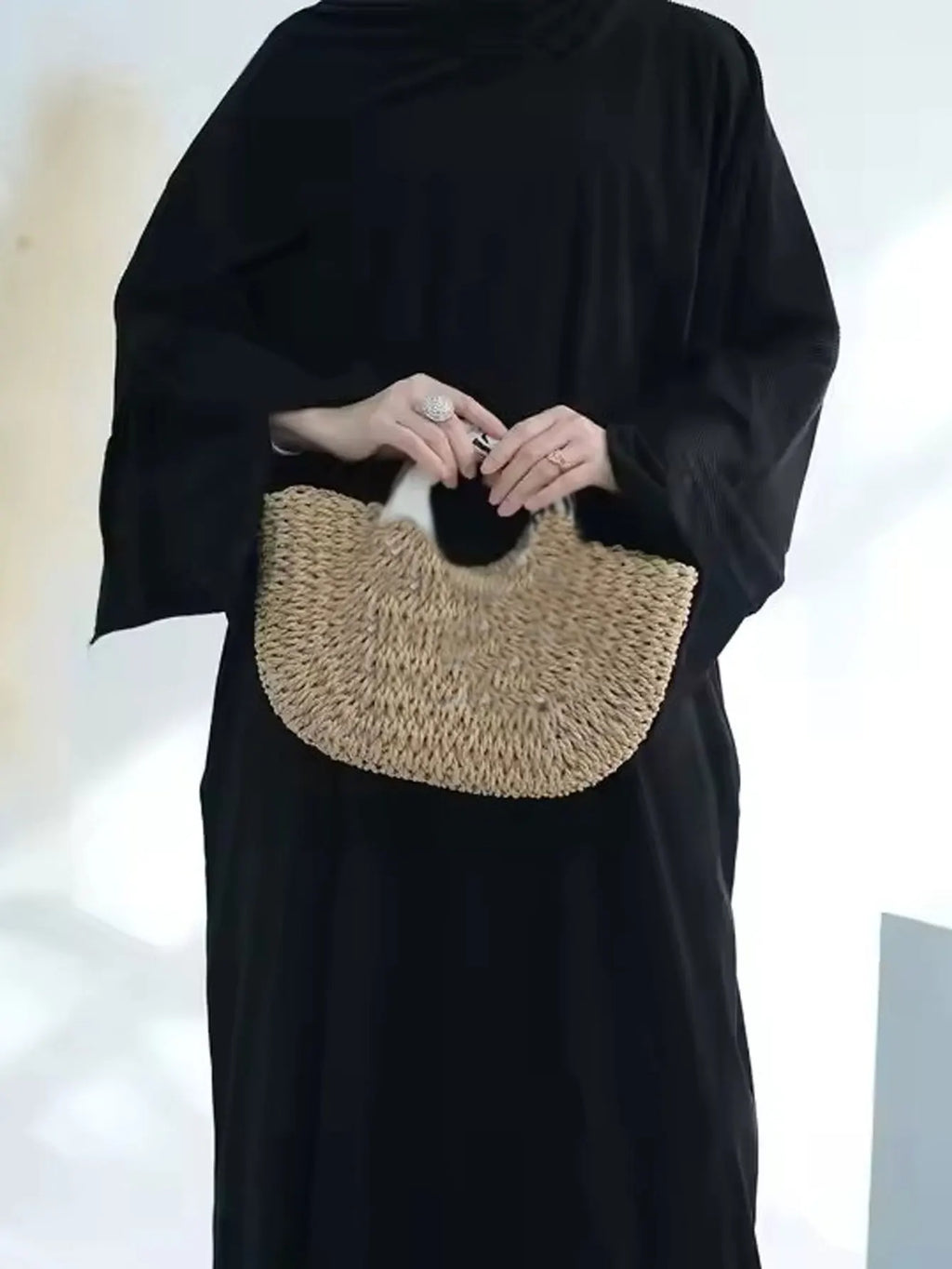 Closed Casual Corduroy Winter Abaya for Muslim Women – Eid 2025 Moroccan Kaftan Caftan Modest Dress