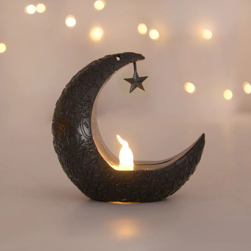 Ramadan Kareem Led Lantern Light Eid Mubarak Ornaments Decoration for Home 2026 Islamic Muslim Party Supplies Eid Al-Fitr Gift