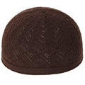 Breathable Muslims Adult Knit Kufi Elastic Hollow out Islamic Knit Kufi Inner Hat Casual Church Pray Lightweight Hat