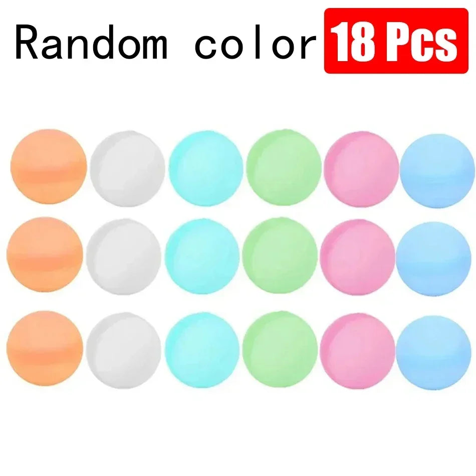 Reusable Water Balloons Toys Quick Fill Self Sealing Water Bomb for Summer Games Children's Adults Outdoor Activities Toy Gifts