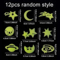 Room Wall Art Decor Bedroom Ceilling Home Decor Glow In Dark Moon Universe 3D Luminous Fluorescent Sticker Stars Dinosaur TMZ
