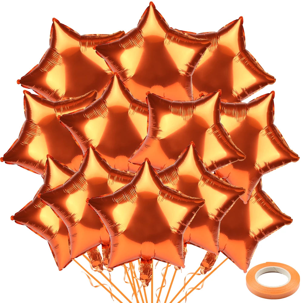 18inch Star Foil Balloon Mixed Rose Gold Helium Pentagram Balloons Wedding Birthday Party Decoration Baby Shower Aluminum Ballon