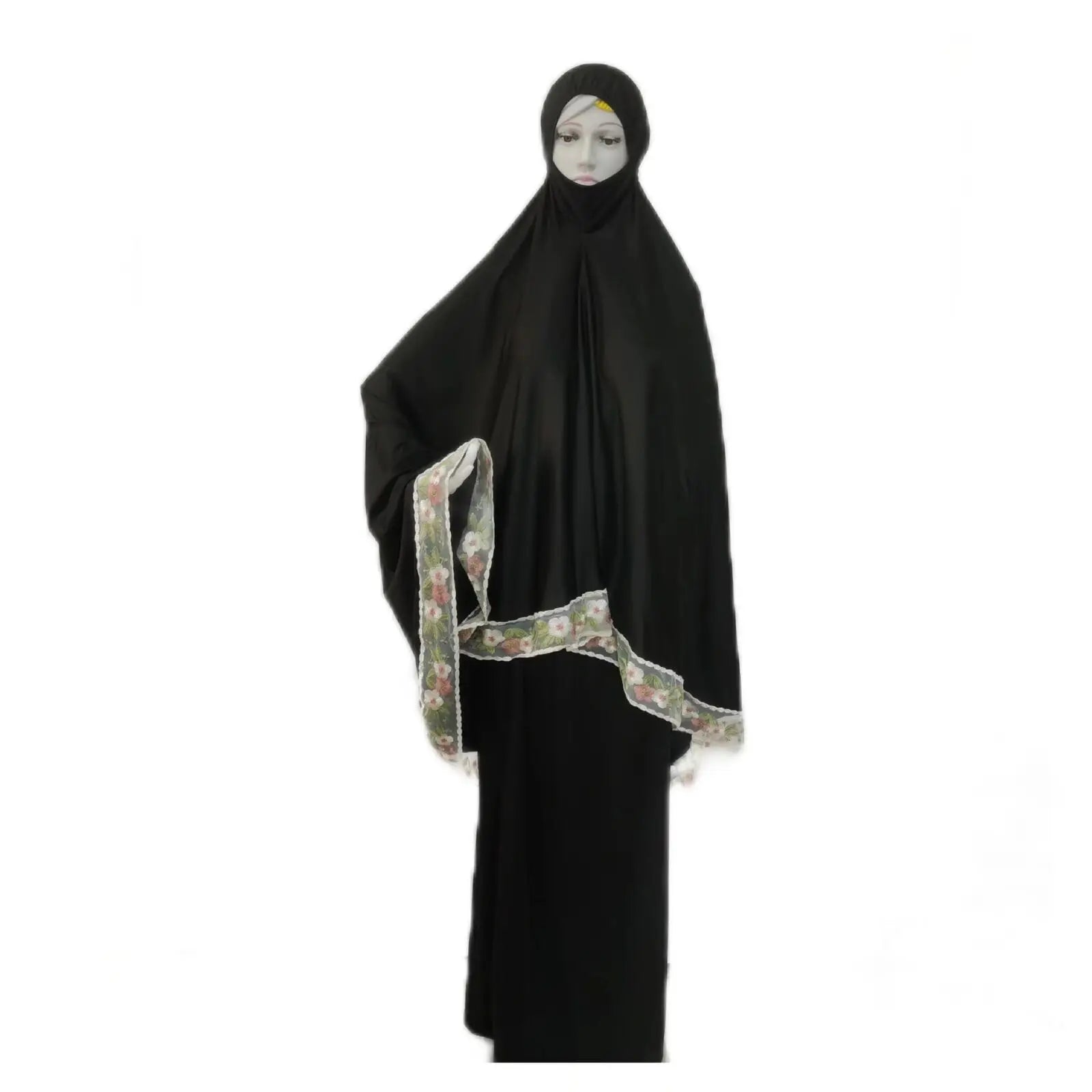 2PCS Women Muslim Islamic Hijab Blouse Skirts Sets Ramadan Prayer Khimar Abaya Robe Arab Burqa Middle East Vestidos