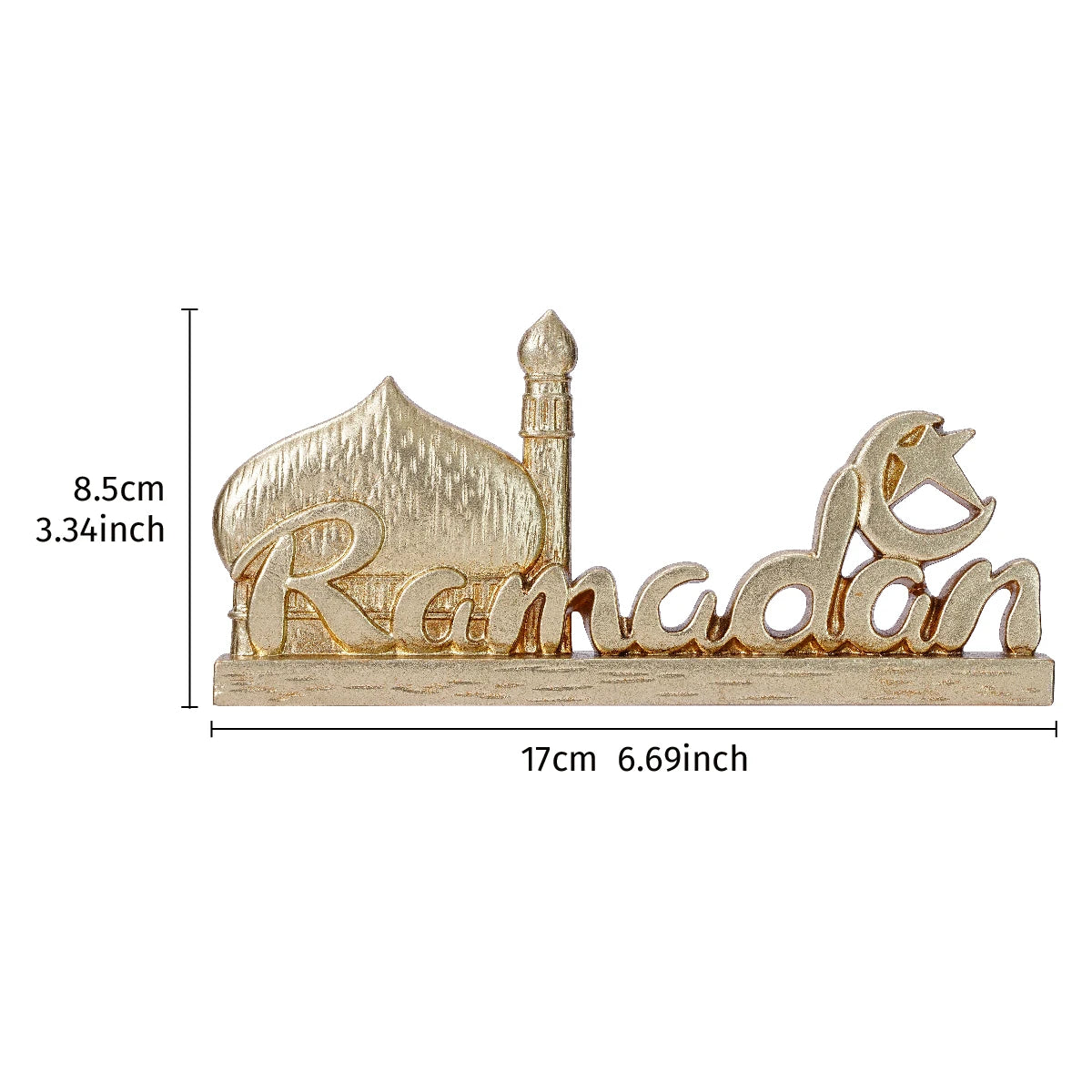 1PC, Creative Simple Castle Ramadan Letter-shaped Decorative Item, Suitable for Giving Cute Gifts During Ramadan Festival