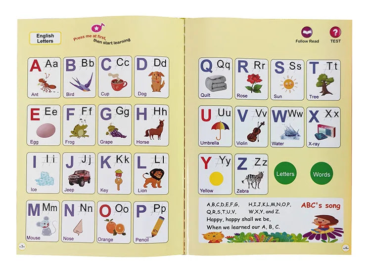 Interactive Arabic E-Book for Kids Muslim-Themed Touch & Learn Toy