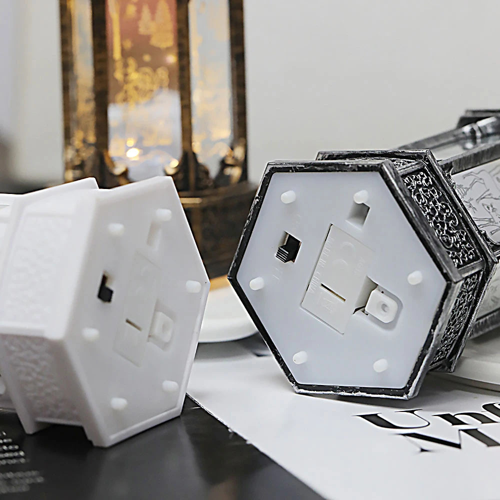 EID Mubarak Lantern LED Light Ornaments Eid Al-Fitr Aid Islamic Muslim Party Decor Supplies Ramadan Kareem Decoration for Home