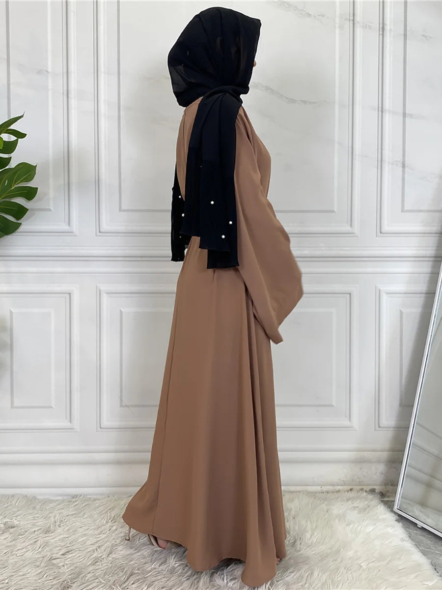 Modest Abaya Ramadan Musulman De Mode Maxi Robe Turkey Kaftan Islamic Clothing Muslim For Women Hijab Dress Caftan Vestidos