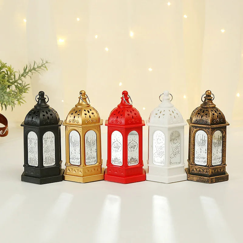 Ramadan Decoration 2026 LED Star Moon Candlestick Lamp Islamic Muslim Eid Mubarak for Ramadan Kareem Home Decor Lamp Party Gifts