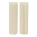3pcs/2pcs Foldable Cardboard Centerpiece Display Cylinder Flowers Stand Columns Display for Wedding Party Garden Decoration