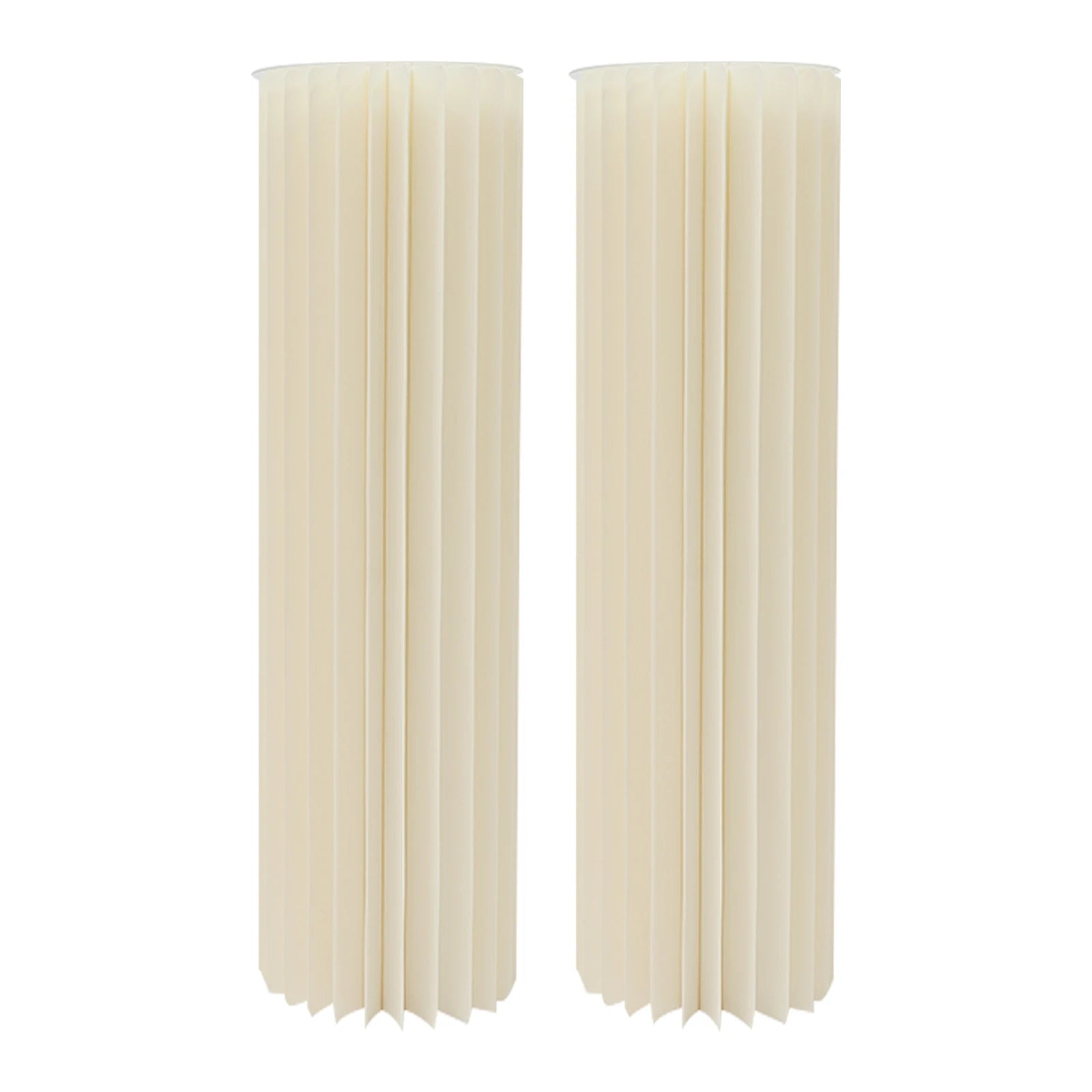 3pcs/2pcs Foldable Cardboard Centerpiece Display Cylinder Flowers Stand Columns Display for Wedding Party Garden Decoration
