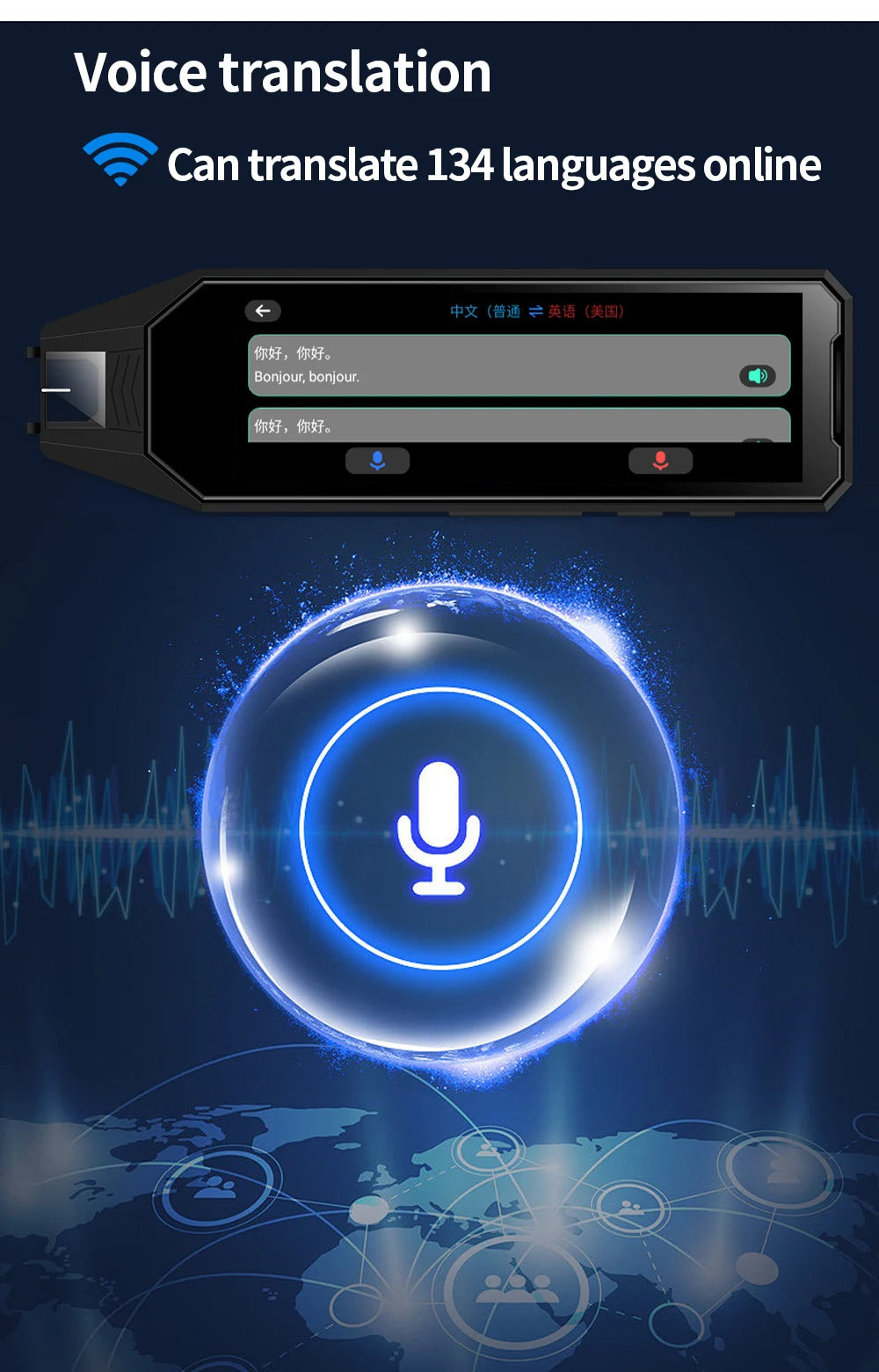 Real-Time Translation Pen for 134 Languages Reading & Dictionary