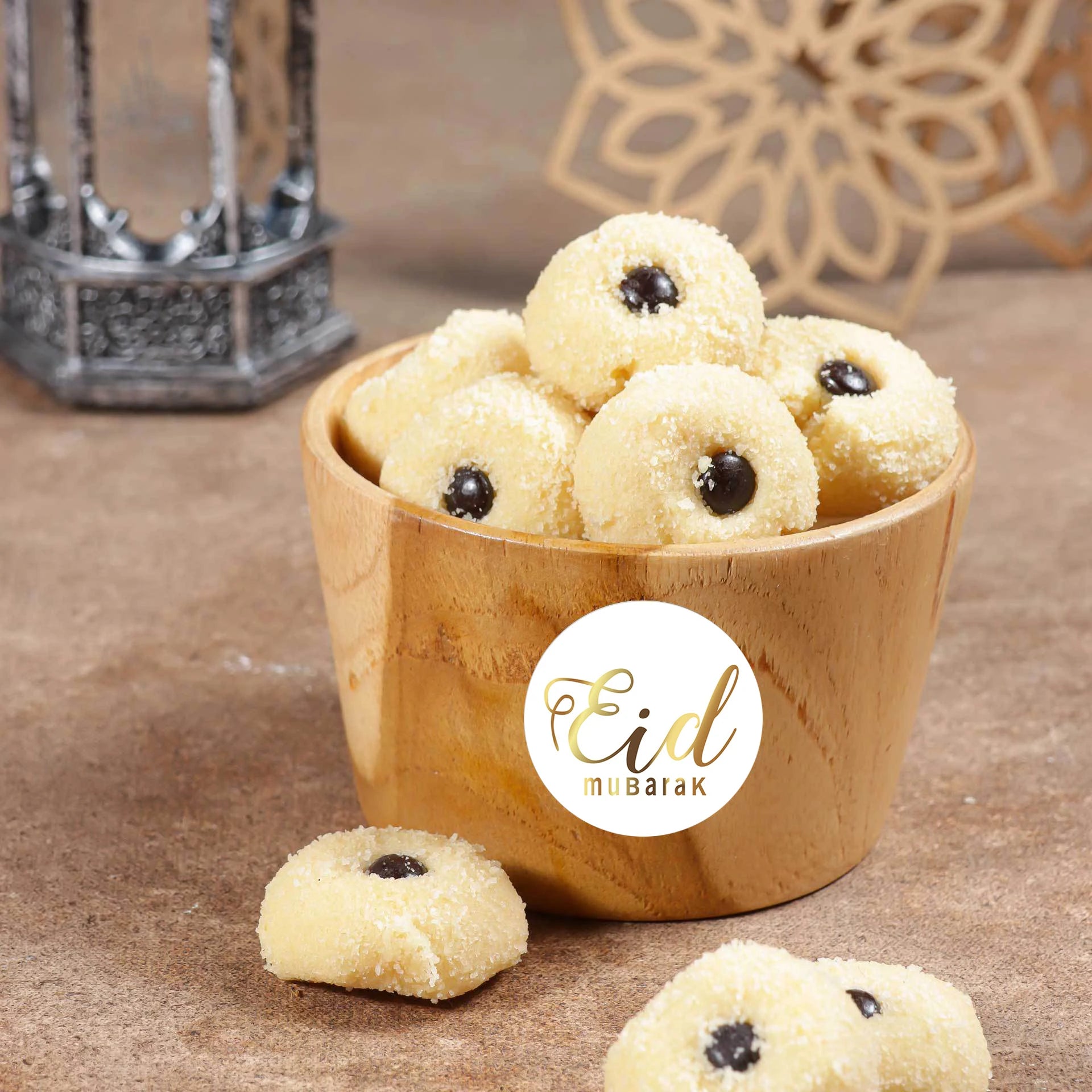 EID Mubarak Roll Stickers Ramadan Kareem Gifts Packaging Seal Stickers Islam Muslim Festival Party Decor EID Gift Labels
