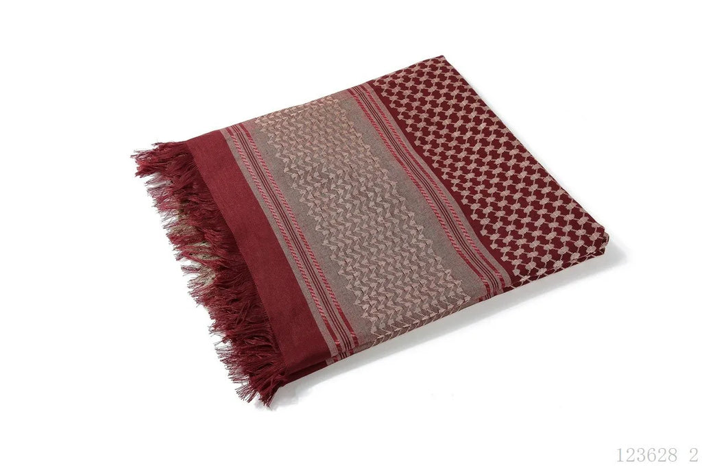 Men Muslim Head Scarf Saudi Arab Dubai Traditional Islamic Clothing Male Headscarf Hijab Plaid Turban Shemagh Gutra Prayer Wear