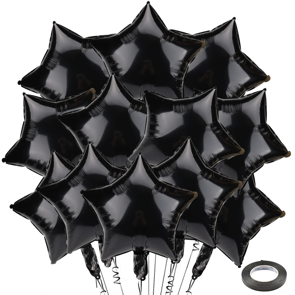 18inch Star Foil Balloon Mixed Rose Gold Helium Pentagram Balloons Wedding Birthday Party Decoration Baby Shower Aluminum Ballon