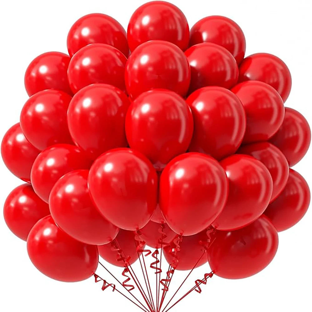 Pastel Pink Blue Balloons Black White Red Balloon Birthday Party Baby Shower Wedding Gender Reveal Birrthday Party Decoration