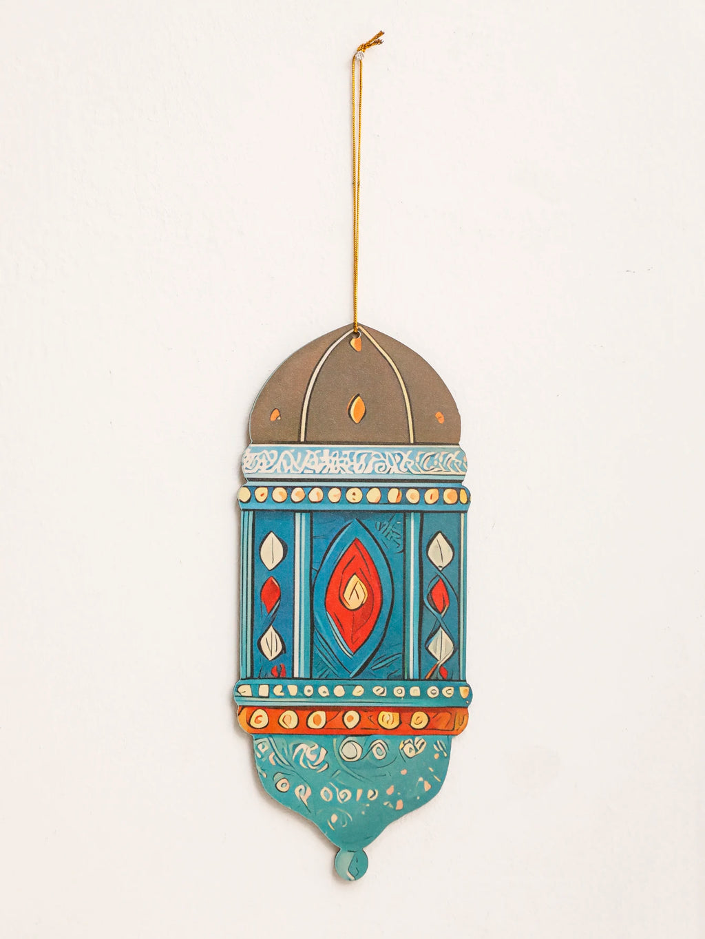 Islamic Ramadan Wall Decor Moon Star Lantern Tassel Ornament for Eid Mubarak Kareem Muslim Festival Home Hanging Decoration Gift