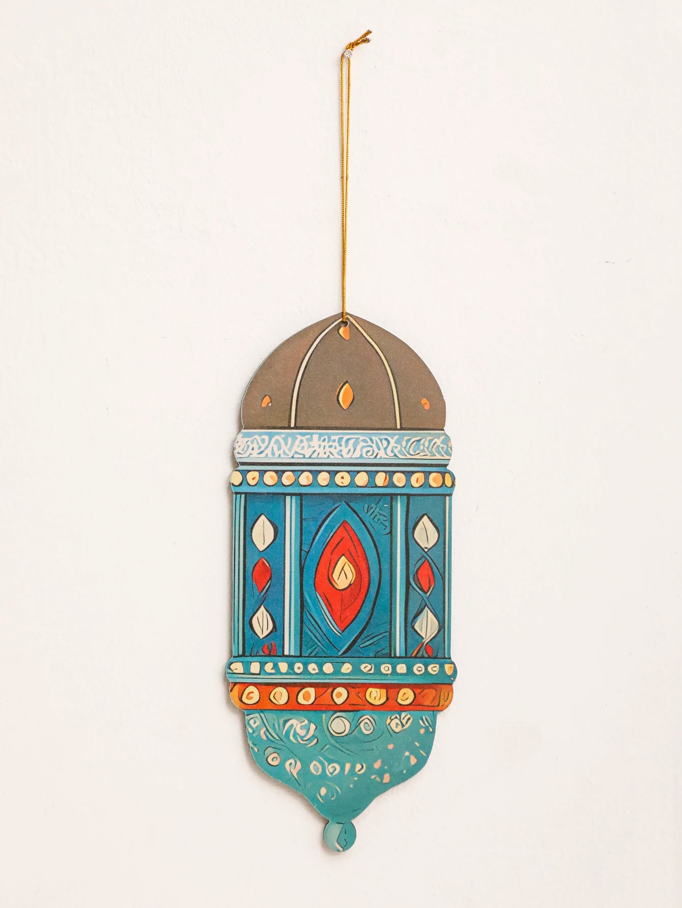 Islamic Ramadan Wall Decor Moon Star Lantern Tassel Ornament for Eid Mubarak Kareem Muslim Festival Home Hanging Decoration Gift