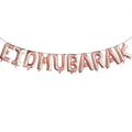 Eid Mubarak Balloons Muslim Aid Hajj Moubarak Decor Ramadan Kareem Festival Decoration Banner Star Moon Heart Foil Balloon Party