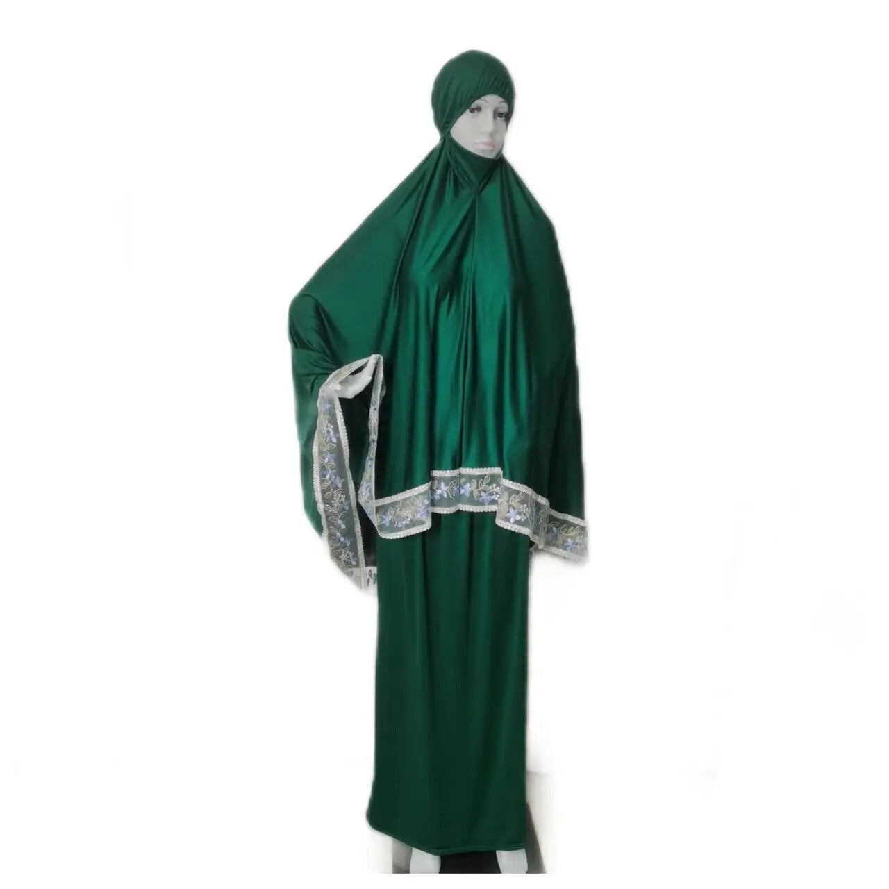 2PCS Women Muslim Islamic Hijab Blouse Skirts Sets Ramadan Prayer Khimar Abaya Robe Arab Burqa Middle East Vestidos