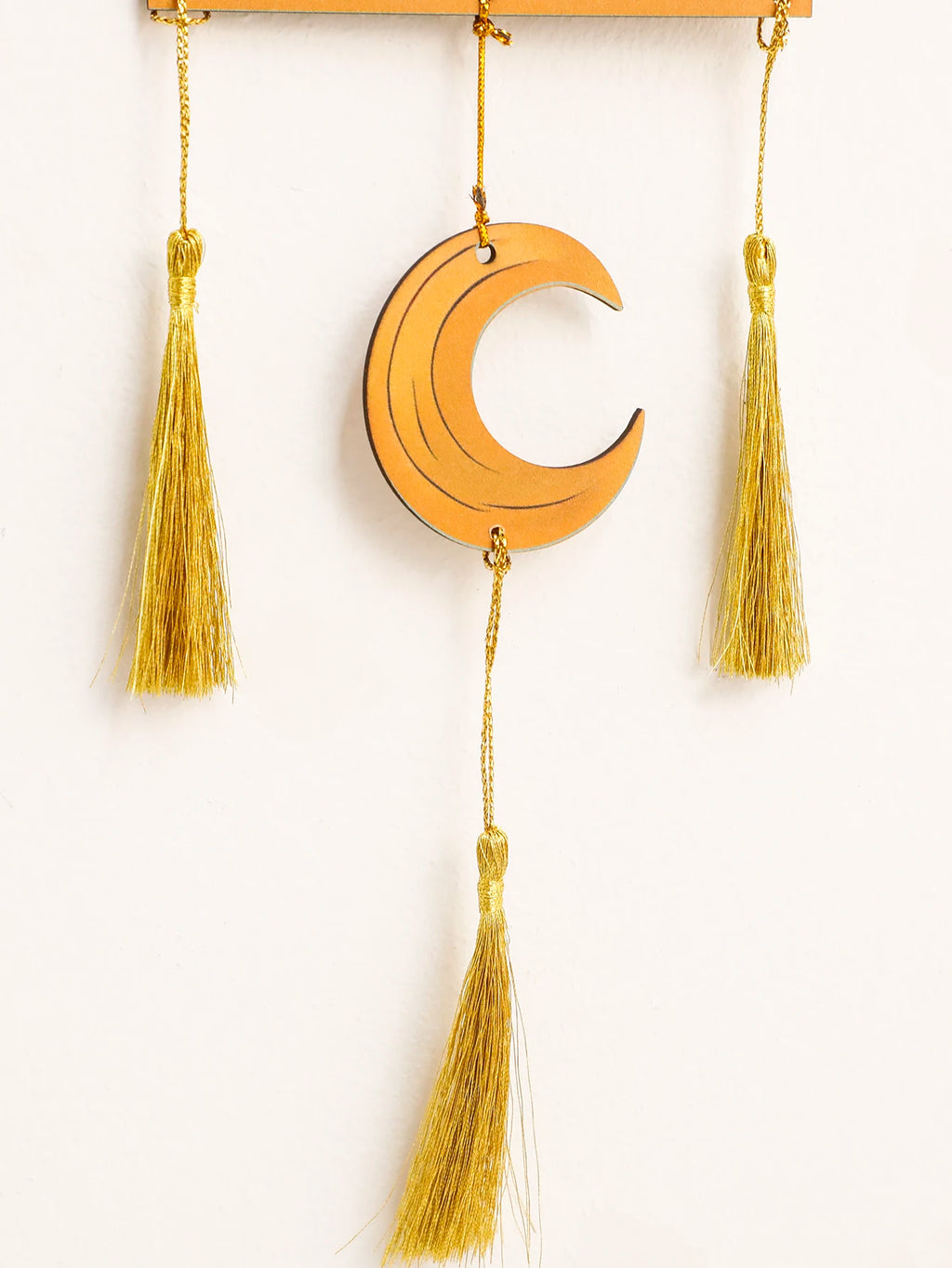 Islamic Ramadan Wall Decor Moon Star Lantern Tassel Ornament for Eid Mubarak Kareem Muslim Festival Home Hanging Decoration Gift
