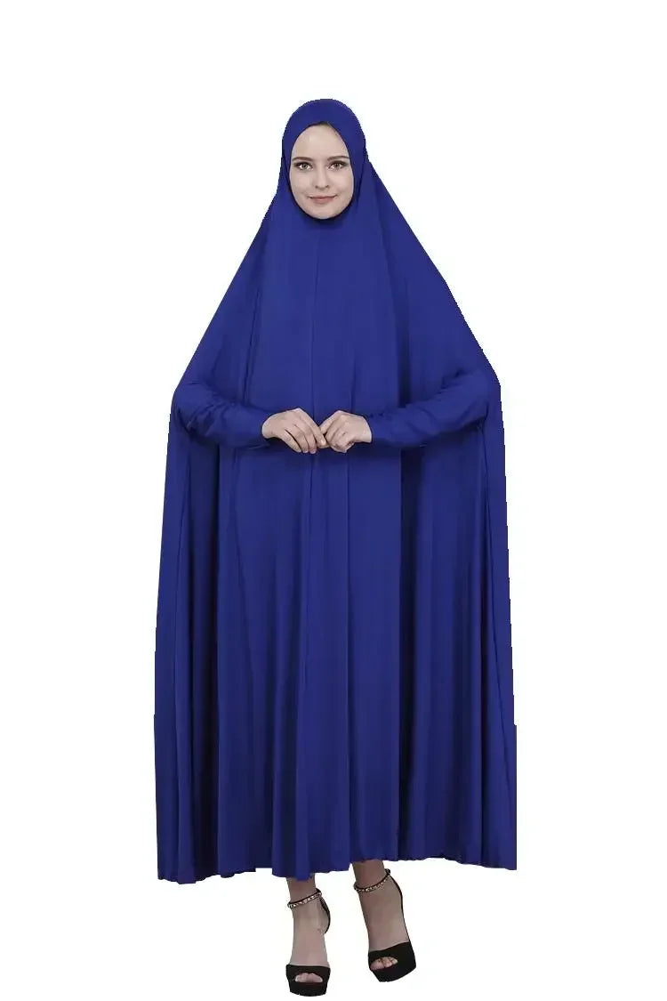Eid Ramadan Abaya for Muslim Women Overhead Khimar Prayer Dress, Modest Islamic Caftan Arabic Robe Kaftan