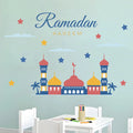 living room home decoration ramadan building wall sticker adhesive islamic arabic wall mural