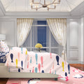 2PCS- Ramadan Auspicious - Ramadan curtain - Living room - Bedroom decorative curtain