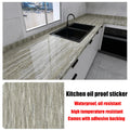 40cm New Kitchen Oil-proof Wall Stickers Self-adhesive Stain-resistant High Temperature Kitchen Countertop Protective Wallpaper
