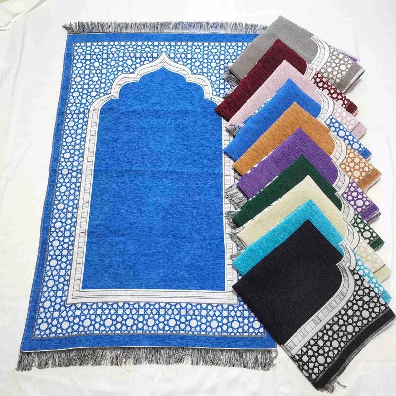 110x70cm Prayer Mat Set Prayer Rug Islamic Muslim Travel Worship Blanket Outdoor Portable Muslim Pray Mat Ramadan Gifts2025