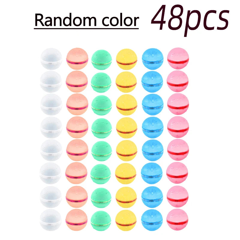 Magnetic Reusable Water Balloons Refillable Water Balloon Quick Fill Self Sealing Water Bomb Splash Balls for Kids Swimming Pool