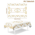 Eid Mubarak Tablecloths Ramadan Decoration for Home 2025 Islamic Muslim Party Decor Ramadan Tableware Supplies Eid Al Adha Gift