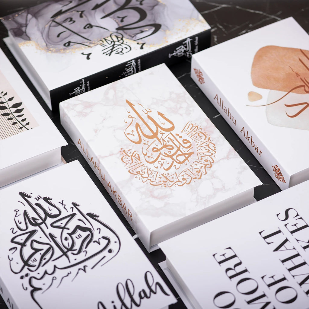 Islamic Luxury Fake Books Decorative Storage Box for Home