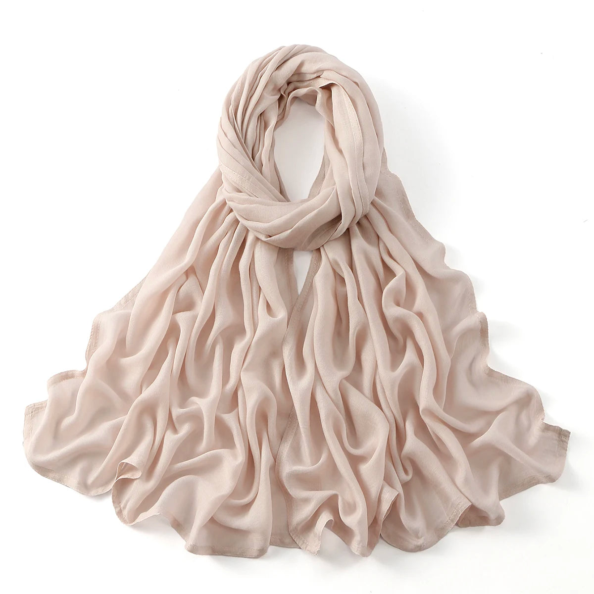 Cotton Rayon Modal Muslim Hijabs For Women Scarf Thin Plain Shawls Femme Musulman Soft Headscarf Islam Turban Headband 185*75CM