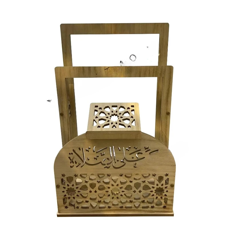 Decorative Quran Frame Wooden Prayer Stand