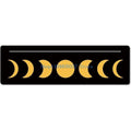 Tarot Cards Stand Wood Holder Moon Phases Altar Base Moon Shape and Rectangle Cards Holder for Witch Divinations Tools