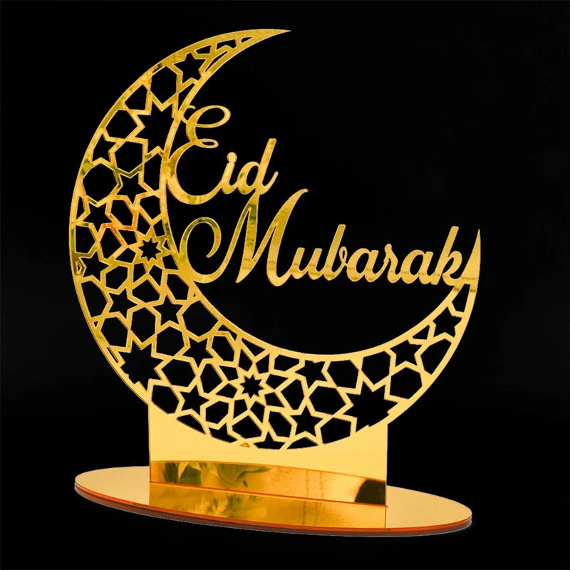 Eid Mubarak Ornaments Ramadan Decortion for Home 2025 Islam Muslim Party Supplies Ramadan Kareem Aid Eid al-Fitr Decor Kid Gifts