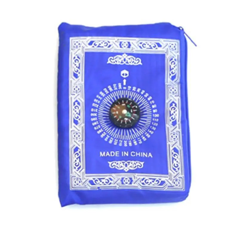 Portable Waterproof Muslim Prayer Mat Rug With Compass Vintage Pattern Islamic E DropShipping