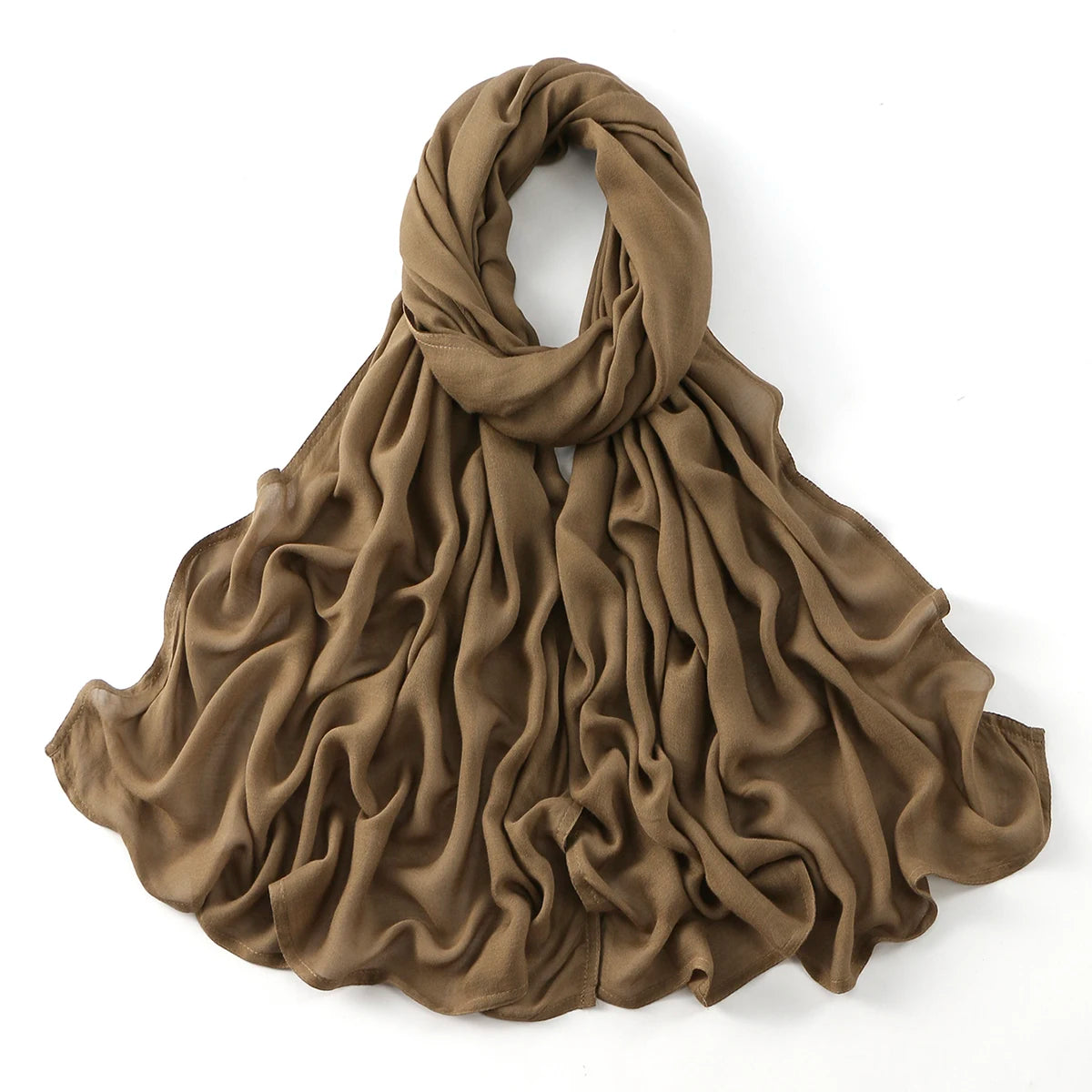 Cotton Rayon Modal Muslim Hijabs For Women Scarf Thin Plain Shawls Femme Musulman Soft Headscarf Islam Turban Headband 185*75CM