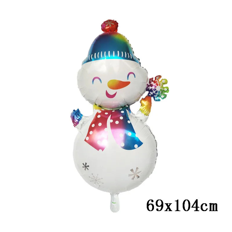 Christmas Foil Balloons Santa Claus Balloon Standding Balloon Christmas Gift Santa Balloon Xmas Party Supplies Home Decortion