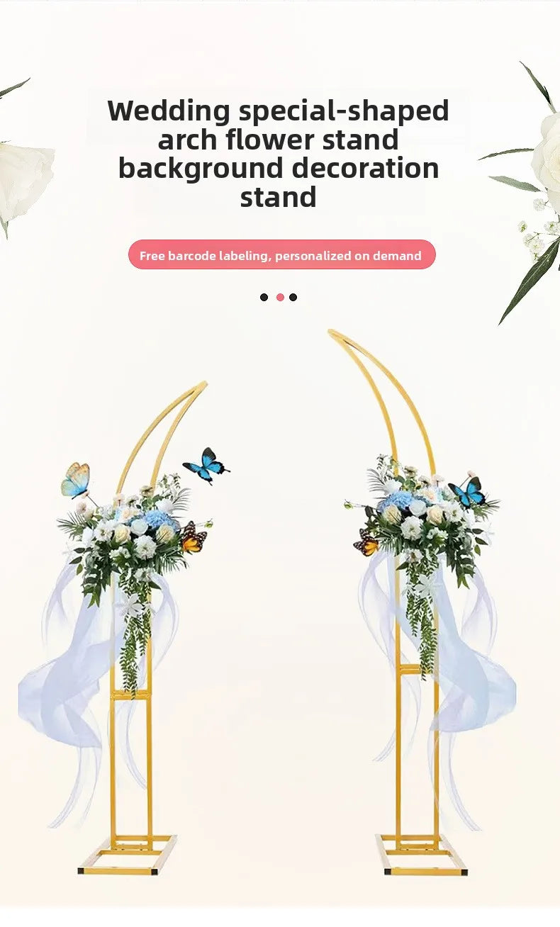 Wedding Celebration Metal Arch Kit Multifunctional Balloon Arch Ring For Party Venue Decoration