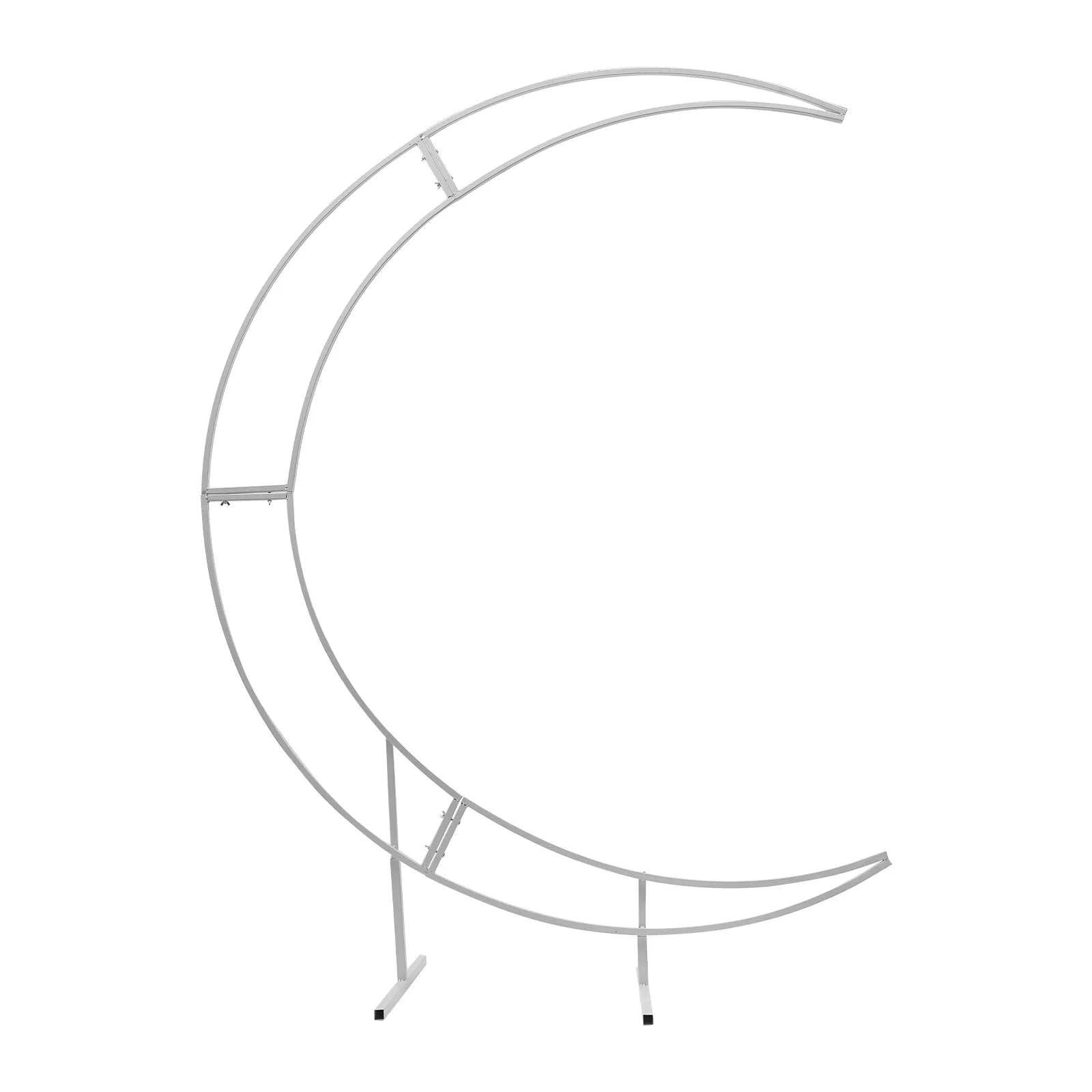 Large Crescent Wedding Balloon 7ft Moon Backdrop Stand Metal Arch Frame Wedding