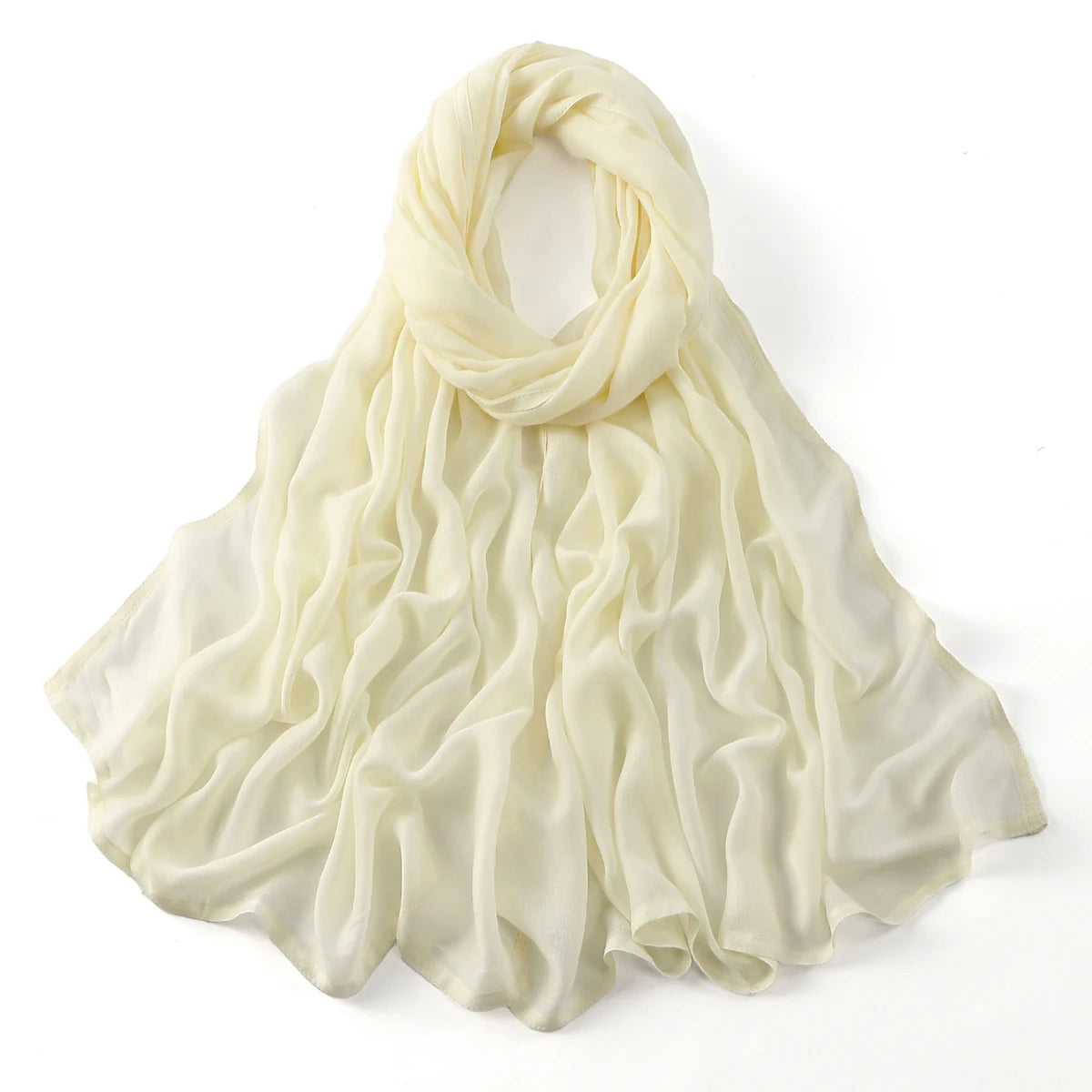 Cotton Rayon Modal Muslim Hijabs For Women Scarf Thin Plain Shawls Femme Musulman Soft Headscarf Islam Turban Headband 185*75CM