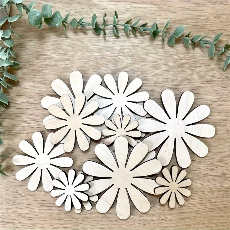 Simple Wooden Wall Decoration Hot Air Balloons Sun Moon Stars Heart-shaped Wall Ornaments Warm Sweet Children's Rooms
