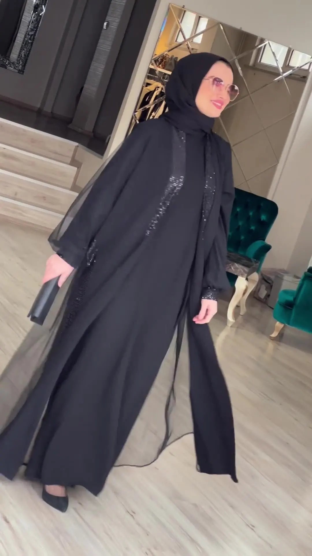 2024 Muslim Modest Women Dress – Eid & Ramadan Jalabiya Kaftan Robe