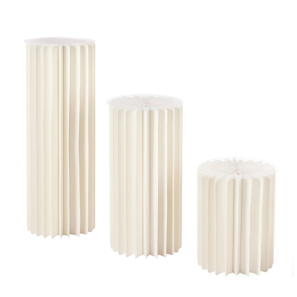 3/5Pcs Wedding Centerpieces Cardboard Vases, Flower Vase Flowers Stand for Party Tables Decorations